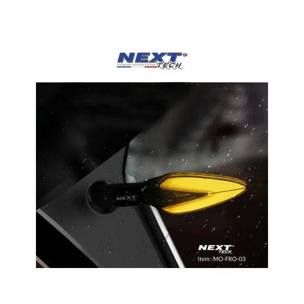 Clignotants LED moto aérodynamiques avec feux de stop