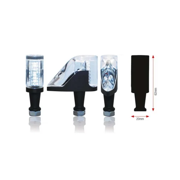 Clignotants Leds WAVE pour moto scooter et quad