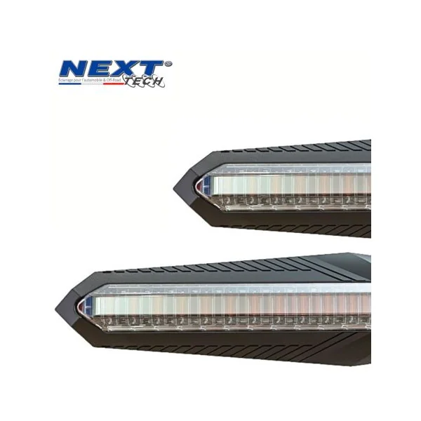 Clignotants moto LED séquentiels dynamiques canbus Next-Tech®
