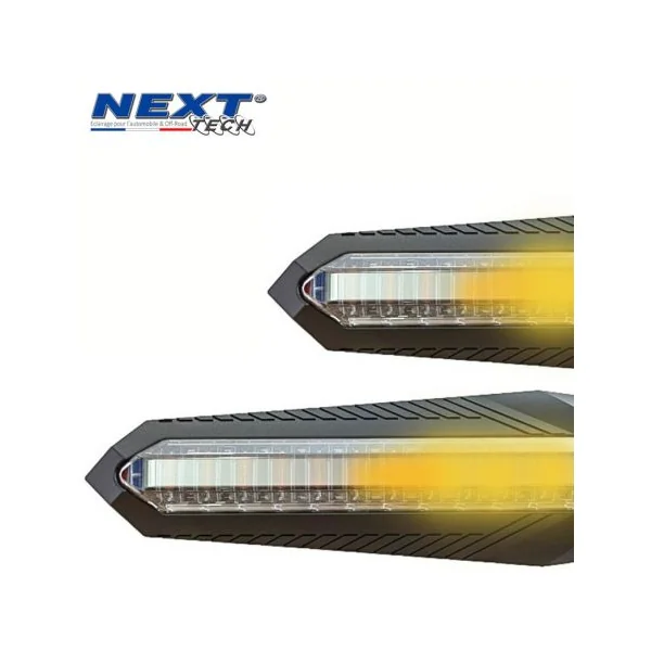 Clignotants moto LED séquentiels dynamiques canbus Next-Tech®
