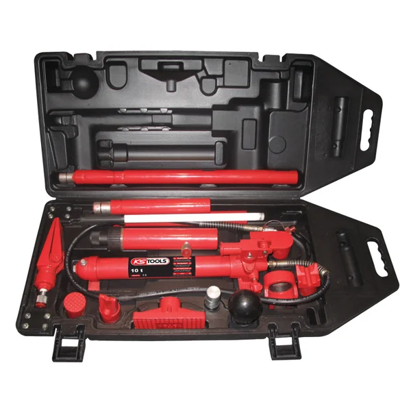 Coffret de redressage 17 pièces de carrosserie 10 tonnes KS TOOLS 160.0174