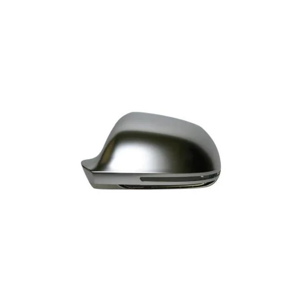 Coque rétroviseur extérieur gauche effet aluminium pour AUDI A5 I phase 1, 2007-2011, feu clignotant, neuve