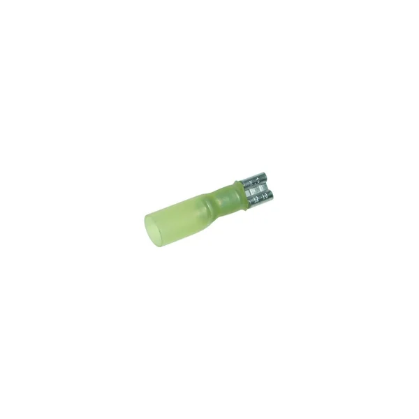 COSSE FEMELLE 6,35MM THERMORETRACTABLE JAUNE