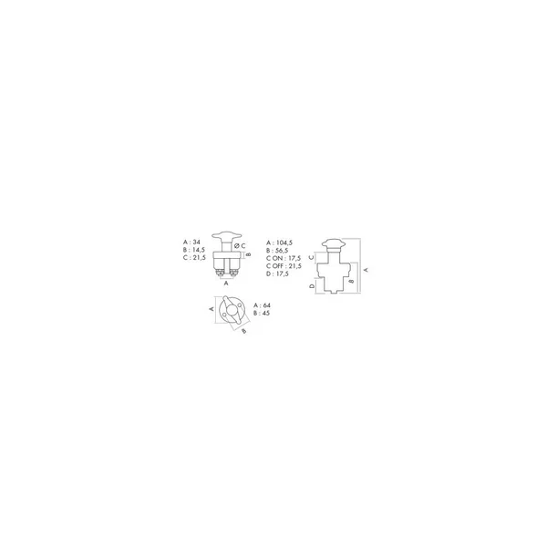 COUPE BATTERIE POIGNEE ROUGE 12/24V 150A