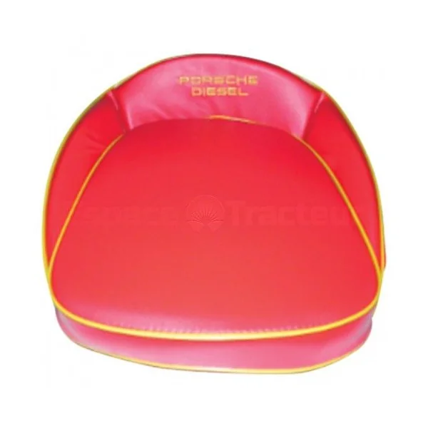 Coussin rouge - dossier 12 cm - avec emblème - Porsche Diesel - Divers