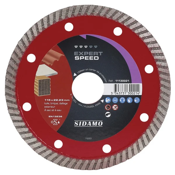Disque Diamant à segment 115 mm EXPERT SPEED SIDAMO 11130021