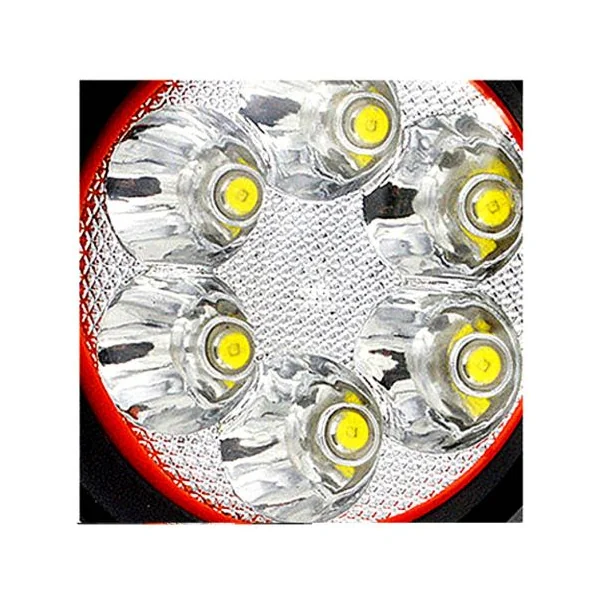 Double optique moto LED phare 160mm