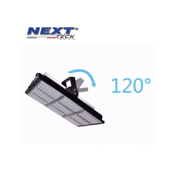 Eclairage LED industriel projecteur réglable orientable 1200W - Blanc
