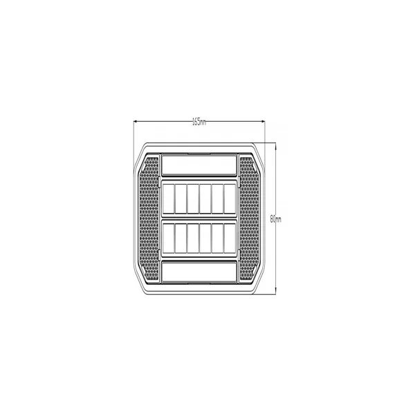 FEU ARRIERE GAUCHE 12/24 V LED ( avec cable )