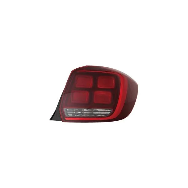 Feu arrière droit pour DACIA SANDERO II phase 2, 2016-2020, blanc et rouge, Neuf
