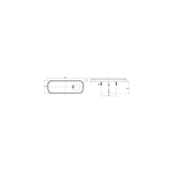 Feu Arrière Gauche et Droit LED 12/24V avec Clignotant Dynamique