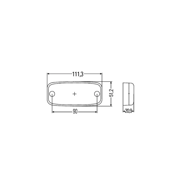 Feu arrière - LED - 12V