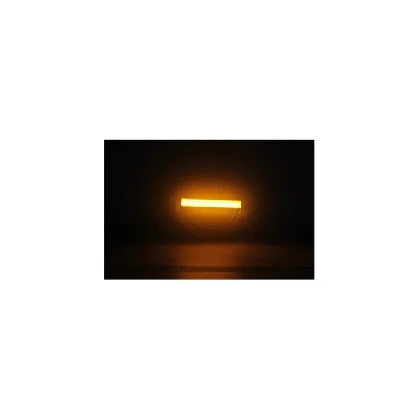 FEU ARRIÈRE ROND GAUCHE ET DROIT 12/24V LED A CLIGNOTANT A DÉFILEMENT DYNAMIQUE ( Diamètre 140 mm)