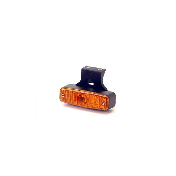 FEU DE GABARIT LATERAL ORANGE 12/24V AVEC SEMELLE 90° TRUCKLITE