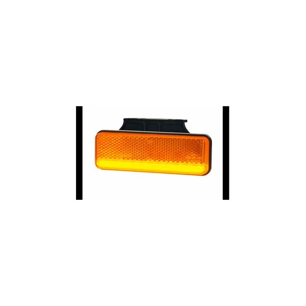 FEU DE GABARIT LATERAL ORANGE 12/24V NEON SEMELLE A 90°