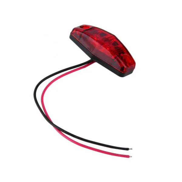 Feu de gabarit LED 12v pour remorque et voiture - Rouge