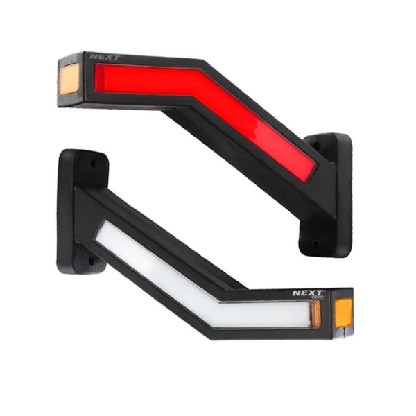 Feu de gabarit LED - Marqueur latéral tricolore pour remorque de camion