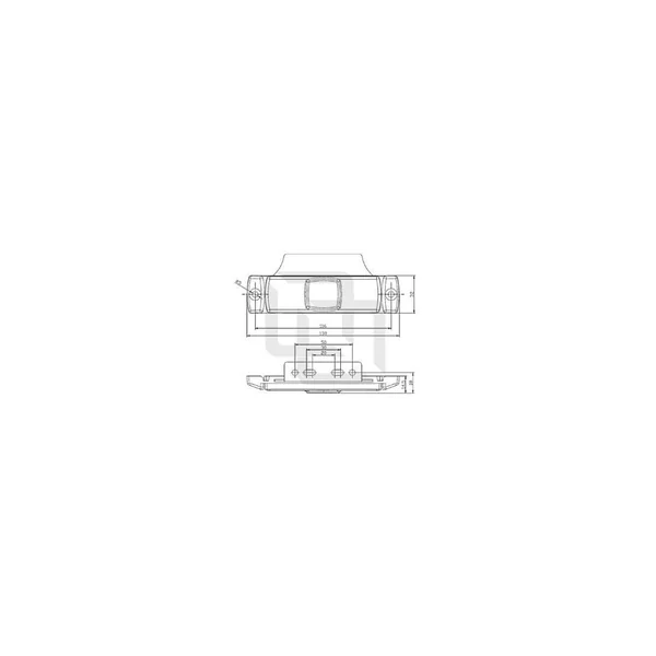 FEU DE POSITION LATERAL ORANGE LED SEMELLE 90° (12-30V)