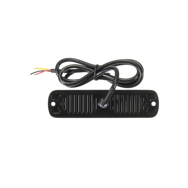 Feu de pénétration signalisation flash 12/24V 18W à 6 LED - Orange