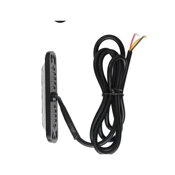 Feu de pénétration signalisation flash 12/24V 18W à 6 LED - Rouge
