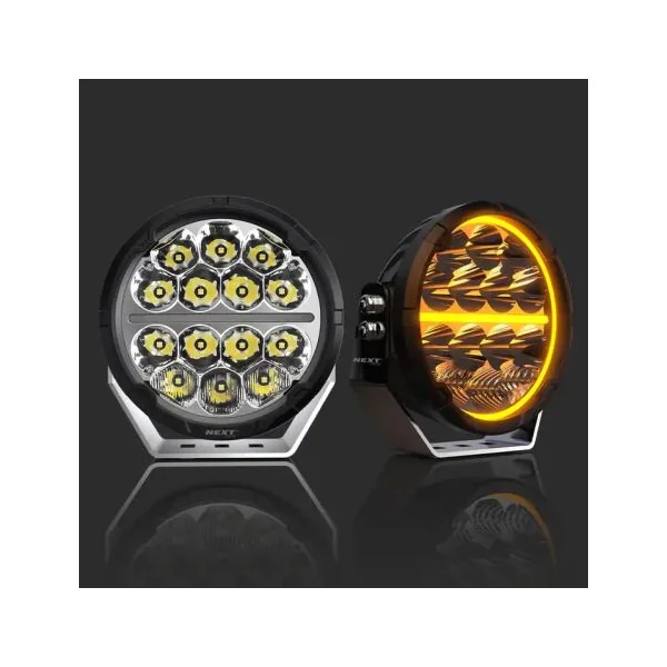 Feu LED 165mm avec feux de jour circulaire orange et blanc