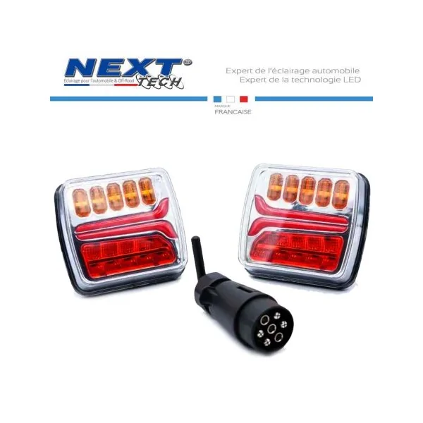Feux LED remorque sans fil