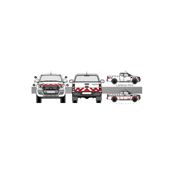 FORD RANGER KIT BALISAGE