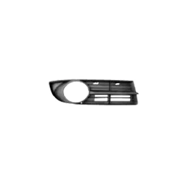 Grille de calandre droite pour VOLKSWAGEN CADDY III ph.1 2004-2010 noire (Life), trou antibrouillard