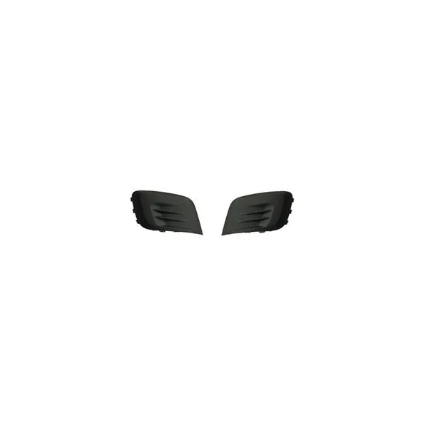Grilles de calandre droite et gauche pour CITROËN BERLINGO II ph.3 2015-2018, noires, caches feux