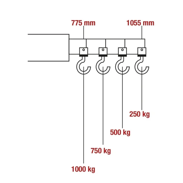 GRUE D ATELIER PLIANTE 1000 KG