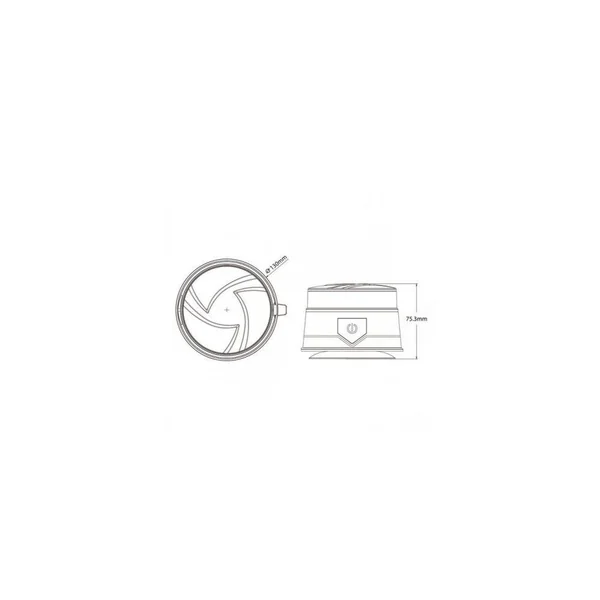 Gyrophare LED Magnétique Autonome - Télécommande - 7 Modes