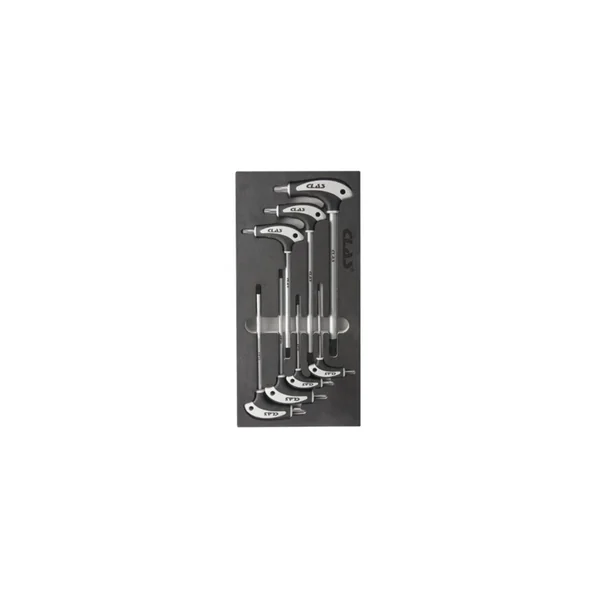 Insert 7 Clés en T Torx T10 à T40 – Embouts Aimantés & Acier SVCM