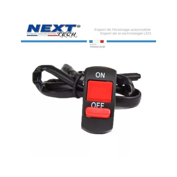 Interrupteur on/off universel pour guidon de moto