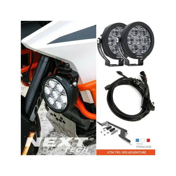 Kit feux LED qualité supérieure ultra puissant pour moto KTM Trail Adventure