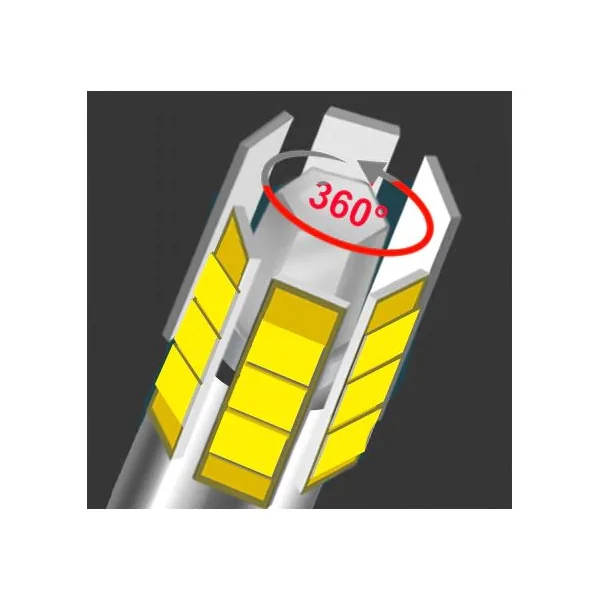 Kit LED canbus D1S D1R 85W 360° premium pour phare à lentille