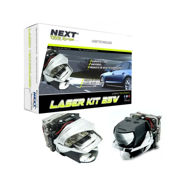 Kit projecteur laser modulaire 25W pour véhicule - universel - Next-Tech®