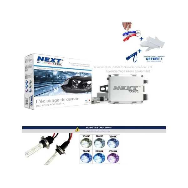Kit xenon DUAL CANBUS slim ballast MC2™ V2.0 H11 35W anti-erreur ODB