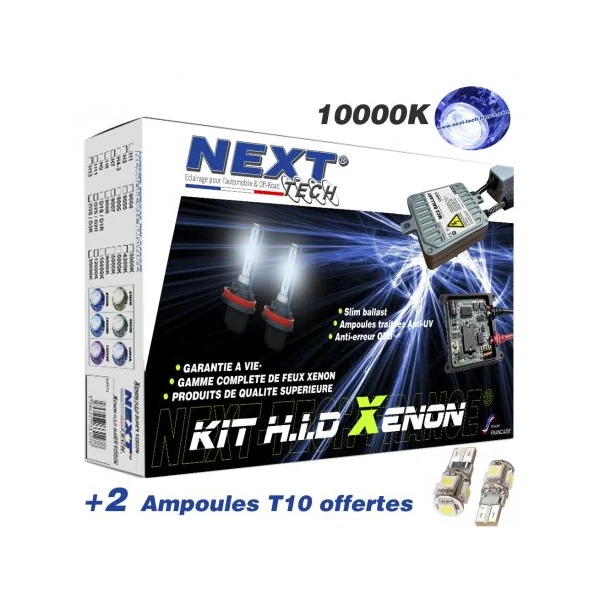 Kit xenon moto slim ballast H1 et H3 55W XPO™ anti erreur Next-Tech®