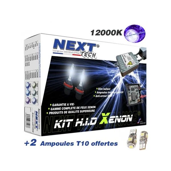 Kit xenon moto slim ballast H3 55W XPO™ anti erreur Next-Tech®