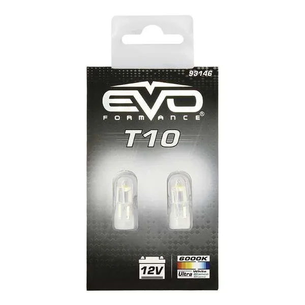 LED T10 rond 1LED blanc