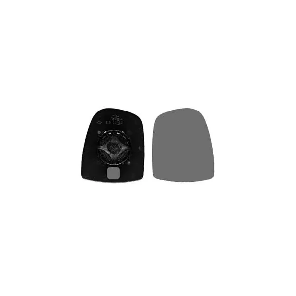 Miroir Glace rétroviseur droit pour NISSAN PRIMASTAR phase 2, 2006-2016, verre supérieur, à clipser
