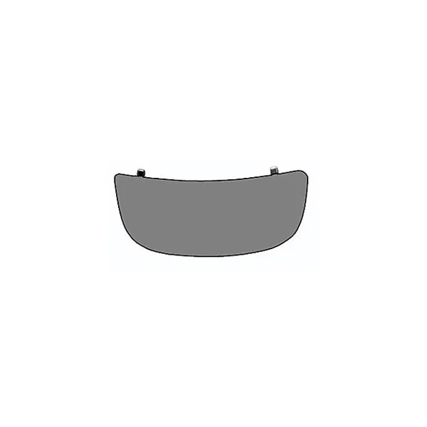 Miroir Glace rétroviseur droit pour RENAULT TRAFIC II phase 1, 2001-2006, verre inférieur, à coller