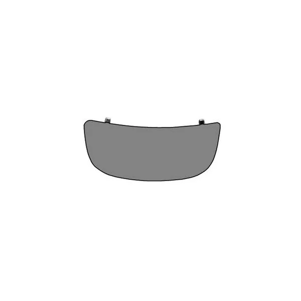 Miroir Glace rétroviseur gauche pour RENAULT TRAFIC II phase 2, 2006-2014 verre inférieur, à coller