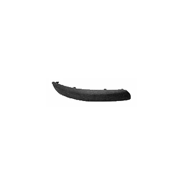 Moulure avant droite pour VOLKSWAGEN GOLF PLUS phase 1, 2005-2009 noire, baguette pare chocs avant