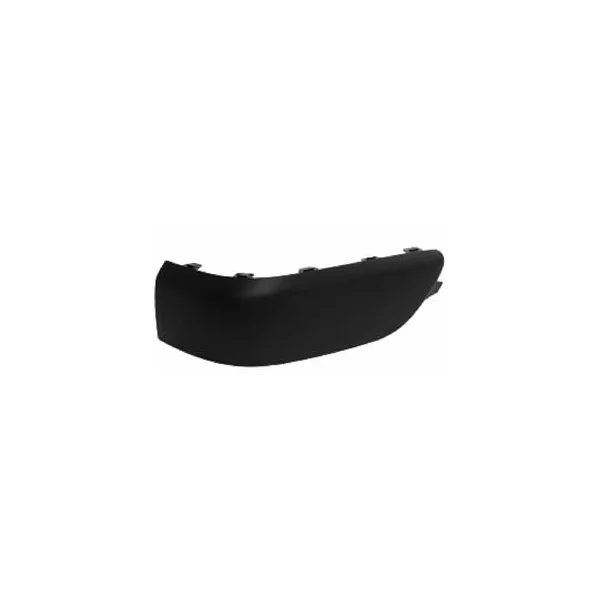 Moulure avant gauche pour CITROËN JUMPY I phase 2, 2004-2006, noire, baguette pare chocs avant