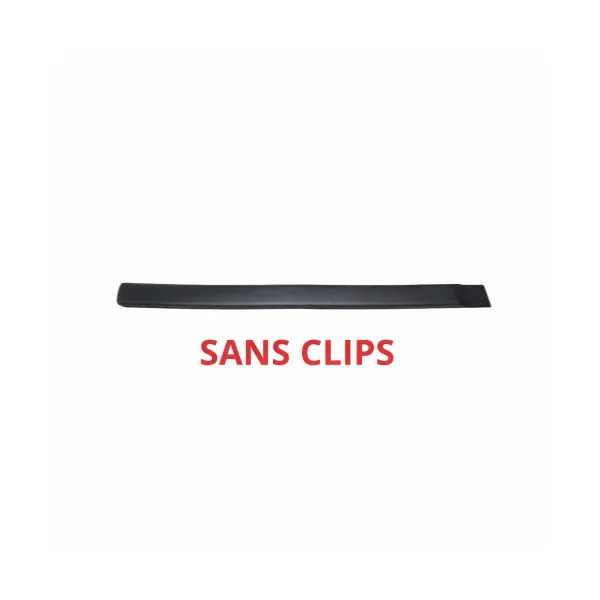 Moulure baguette latérale sur porte avant droite pour PEUGEOT PARTNER I phase 2, 2002-2008, RANCH, Noire, sans clips, Neuve