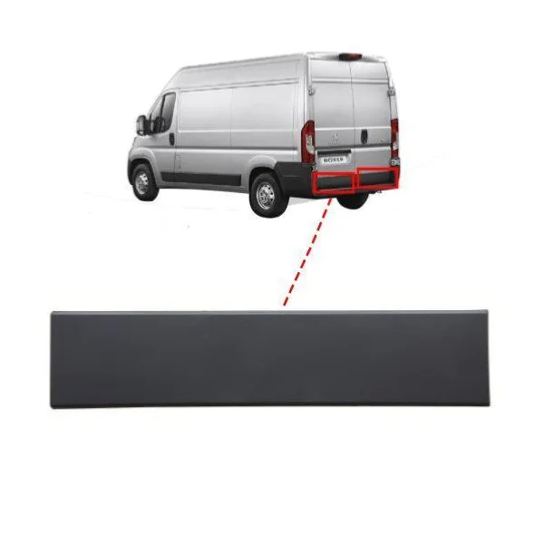 Moulure baguette sur porte arrière gauche pour CITROËN JUMPER II phase 2, 2014-2023, 82cm, Noire, Neuve