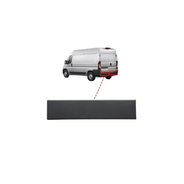 Moulure baguette sur porte arrière gauche pour PEUGEOT BOXER II ph.2 2014-2023, 82cm, Noire, Neuve