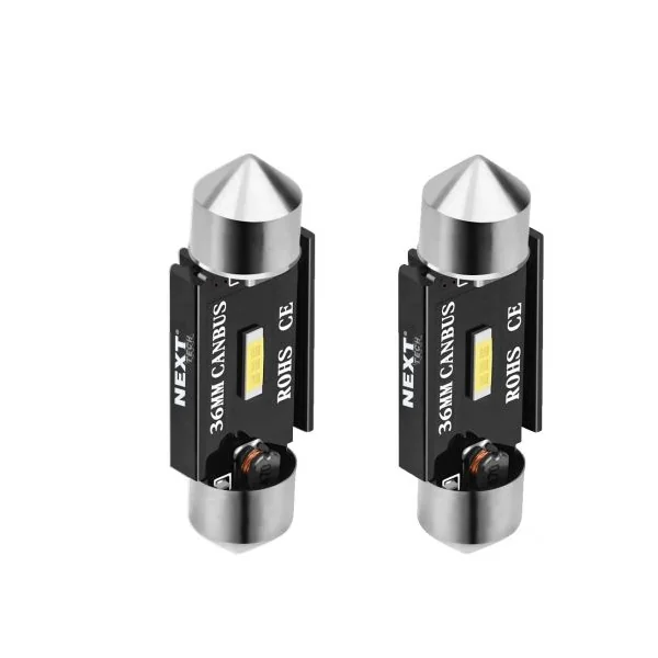 Navettes LED C5W 36mm - canbus - anti erreur ODB