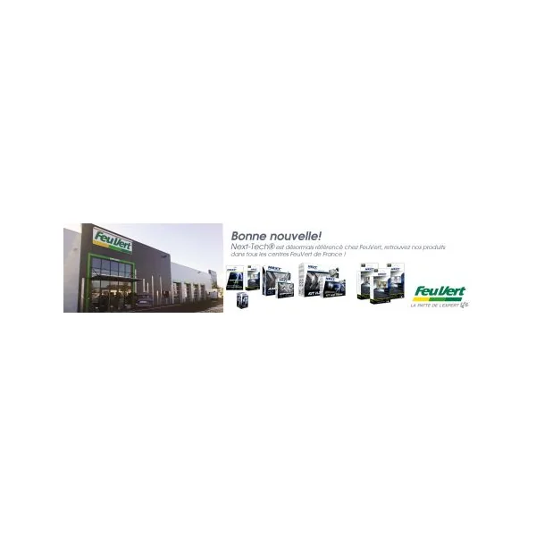 Next-Tech® fournisseur officiel des centres Feu-Vert